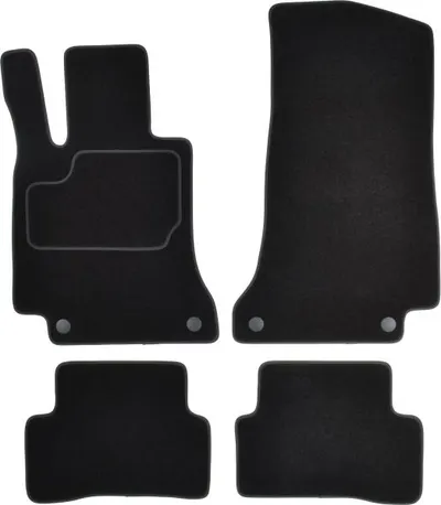 Covorase auto (set, velur, 4 bucati, culoare negru) MERCEDES C T-MODEL (S205), C (W205) dupa 2013