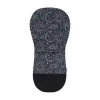 Salteluta pentru carucior PetiteMars Foamy Gri inchis reversibila, cu doua fete, din spuma, universala, 86x42 cm
