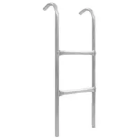 Gossi scara de trambulina cu 2 trepte, argintiu, 72 cm, otel