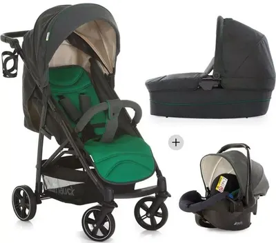 Hauck Carucior Rapid 4S plus trioset caviar/emerald
