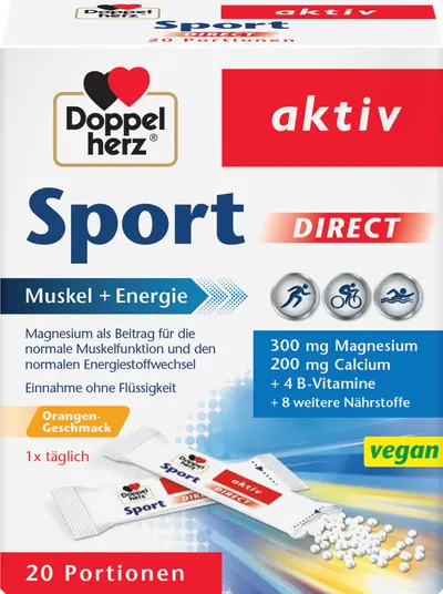 Vitamine Minerale Sport Direct, 20 plicuri, Doppelherz