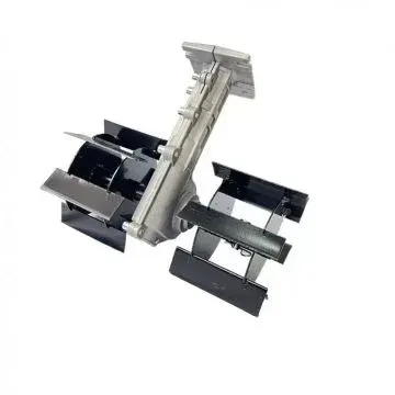 Prasitoare completa pentru motocoasa CAMPION CMP1569, ax 28mm, antrenare 9T, montaj direct, otel si aliaj aluminiu, pentru afanare sol, gradina si culturi