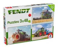 Puzzle pentru copii Schmidt 3 în 1 - Munca la teren