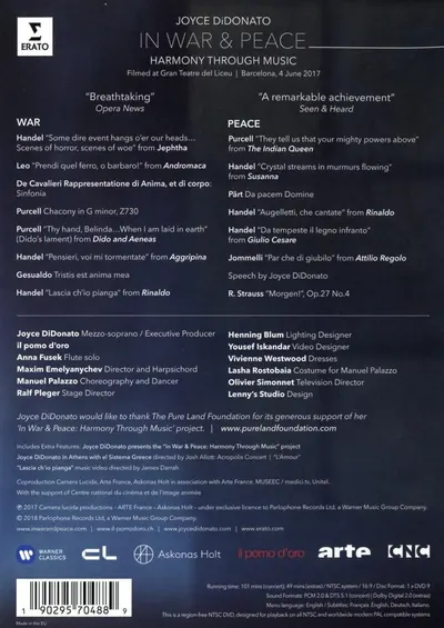 In War & Peace - Harmony Through Music (DVD)