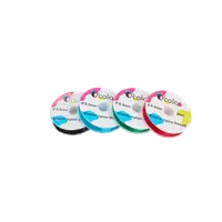 Set 4 bobine fir elastic colorat diam 0.5 mm pentru insirat margele