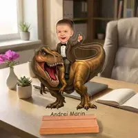 Caricatura pentru Baietel-Dino - Statueta Personalizata tip Trofeu