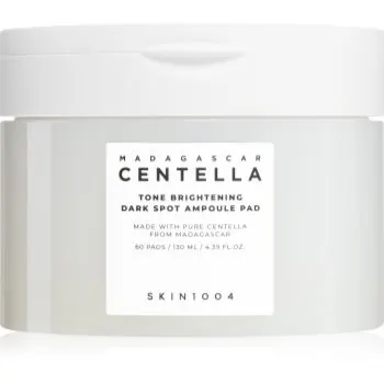 SKIN1004 Madagascar Centella Tone Brightening Dark Spot Ampoule Pad dischete de tonifiere impotriva petelor intunecate