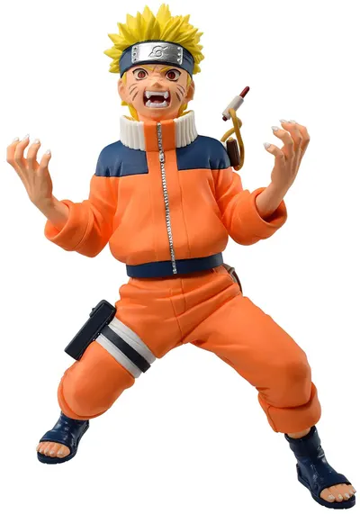 Statuetă Banpresto Animation: Naruto Shippuden - Naruto Uzumaki II (Vibration Stars), 14 cm