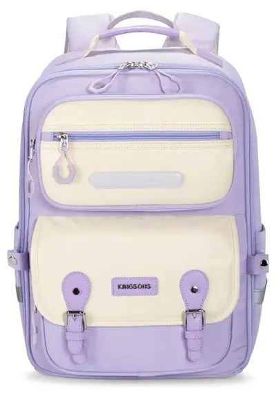 Ghiozdan școlar Kingsons Safeback Junior - Violet, 17 l