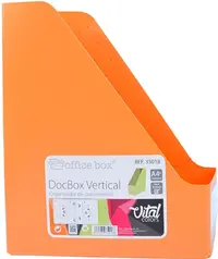 Suport vertical pentru documente OfBox - A4+, portocaliu