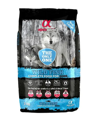 ALPHA SPIRIT Wild Fish 2x3kg hrană cu pește pentru câini, monoproteină