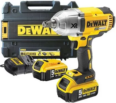 Cheie impact cu acumulator DeWALT - DCF899P2-QW, 18V, 5.0Ah Li-Ion