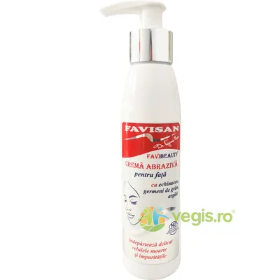 Crema Abraziva pentru Fata cu Echinacea pentru Toate Tipurile de Ten FaviBeauty 100ml