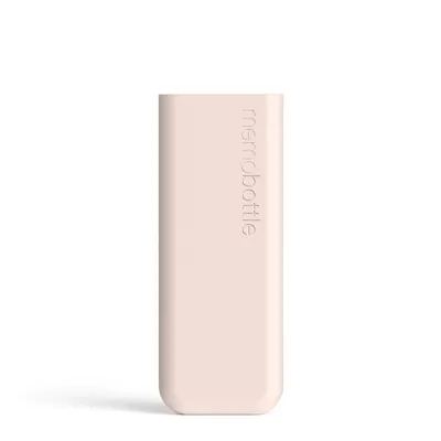 Husă din silicon pentru sticlă SLIM Memobottle Sleeve, roz
