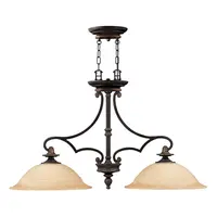 Corp de iluminat suspendat, lustra Plymouth 2 Light Chandelier