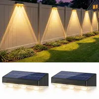 Set 2 x lampa solara de perete, Alb cald