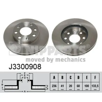 Disc frana NIPPARTS J3300908