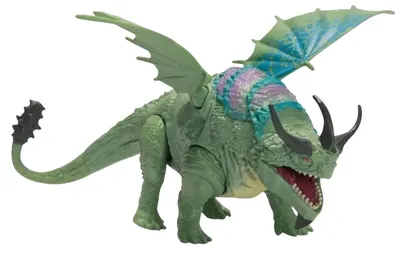 Figurină Spin Master - Rumblehorn, cu aripi mobile, 20 cm
