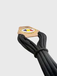 Sireturi Incaltaminte Paracord 550 Trekker Negru Drop Zone - 180 CM