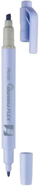 Textmarker Pentel Illumina Flex - Albastru