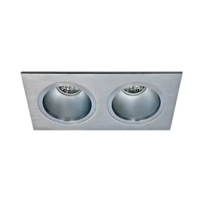 Punto-S 2x50W GU5,3 MR16, 12V, IP20, aluminiu