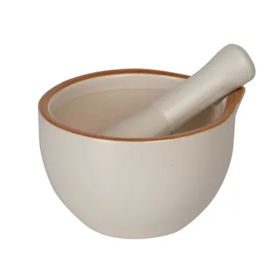 Mojar cu pistil din ceramică, Siaki, 330 ml
