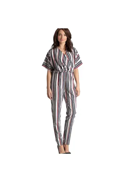 Salopeta dama - dungi - maneci kimono - multicolor - poliester
