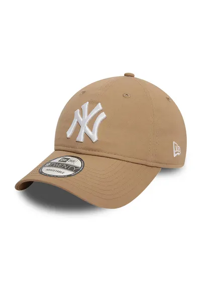 Sapca baseball cu monograma brodata - Alb/Maro camel