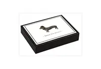 Vintage Prints Dapper Dachshund Luxe Thank You Notes - Paperback - ***