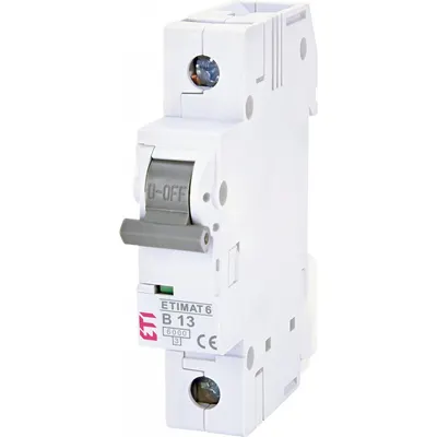 Siguranta automata 1P 13A curba B 6kA Eti 002111515