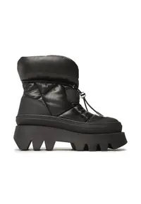 Ghete dama 302633487 - Piele ecologica - 40 EU - Negru