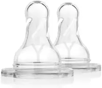 Tetine Dr. Brown's - pentru biberone Narrow-Neck Nipple Y-Cut Pacifier Set, 2 bucăți