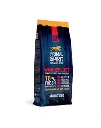 PRIMAL SPIRIT Wanderlust Hrana semi-moale pentru caini adulti, cu pui si orez 12 kg