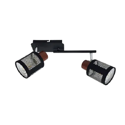 Delia Spot 2xe27 Negru