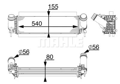 Radiator Apa Racire Motor Mercedes Cla (c117), Cla Shooting Brake (x117), Cls (c218), Cls Shooting Brake (x218), E (a207), E (c207), E (w212), G (w463), Gl (x166), Gle (w166), Gls (x166) 2.0-6.0 Dupa