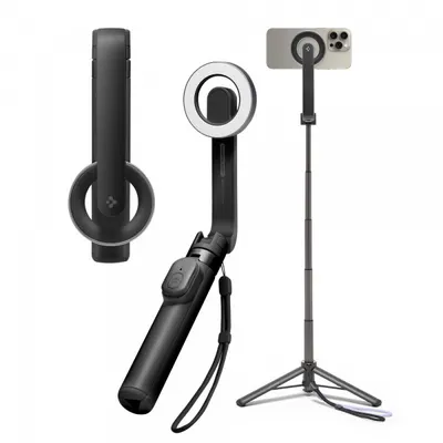 Selfie Stick Bluetooth Spigen S571W, Universal, Negru AMP07656
