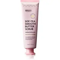 delhicious Sof-Tea Smooth Butter Scrub exfoliant de corp hidratant cu efect de exfoliere 140 ml