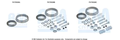 Set sistem esapament (kit de montare) potrivit FIAT DUCATO; PEUGEOT BOXER 2.0D 2.3D 2.8D 10.01