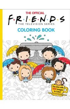 The Official Friends Coloring Book (Media Tie-In): The One with 100 Images to Color!