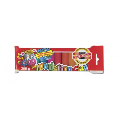 Plastilina 10culori/set , 200g, Koh-I-Noor