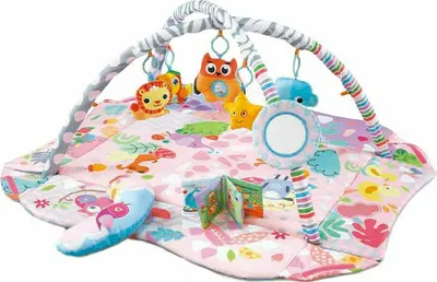 Salteluta pentru gimnastica bebelusului Moni - Oasis JL628-1C, Roz