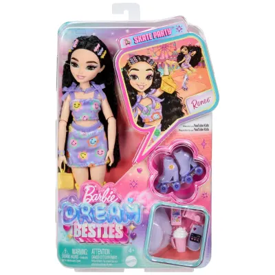 Papusa Barbie, Dream Besties Renee, Skate Party, JFX99