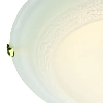 Lampa tavan Damask 40CM Diam Flush Brass