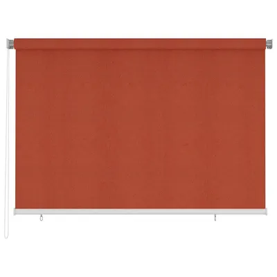 vidaXL Jaluzea tip rulou de exterior 225 (l) x 140 (î) cm, teracotă, HDPE