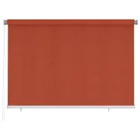 vidaXL Jaluzea tip rulou de exterior 225 (l) x 140 (î) cm, teracotă, HDPE