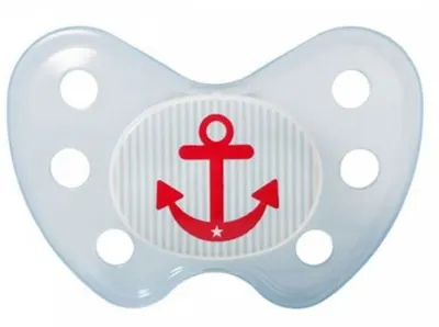 Baby Nova Suzeta Dentistar din silicon, marimea 3, ancora