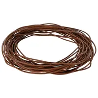 vidaXL Cord din Piele 1 Maro deschis Ø1,5 mm x 5 m Piele