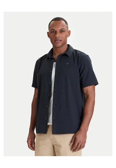 Camasa neagra din bumbac - Negru