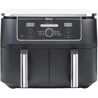 Friteuza cu aer cald Ninja AF400EU, 2470W, 9.5l, 6 programe (Negru)