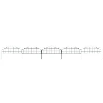 Gossi set gard de gradina arcuit, verde, 77,3 x 26 cm